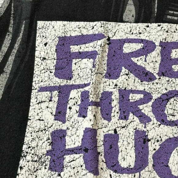 Star Wars Shirt Mens Large Black Darth Vader Free Throat Hugs Tee Graphic Funny - Picture 4 of 9